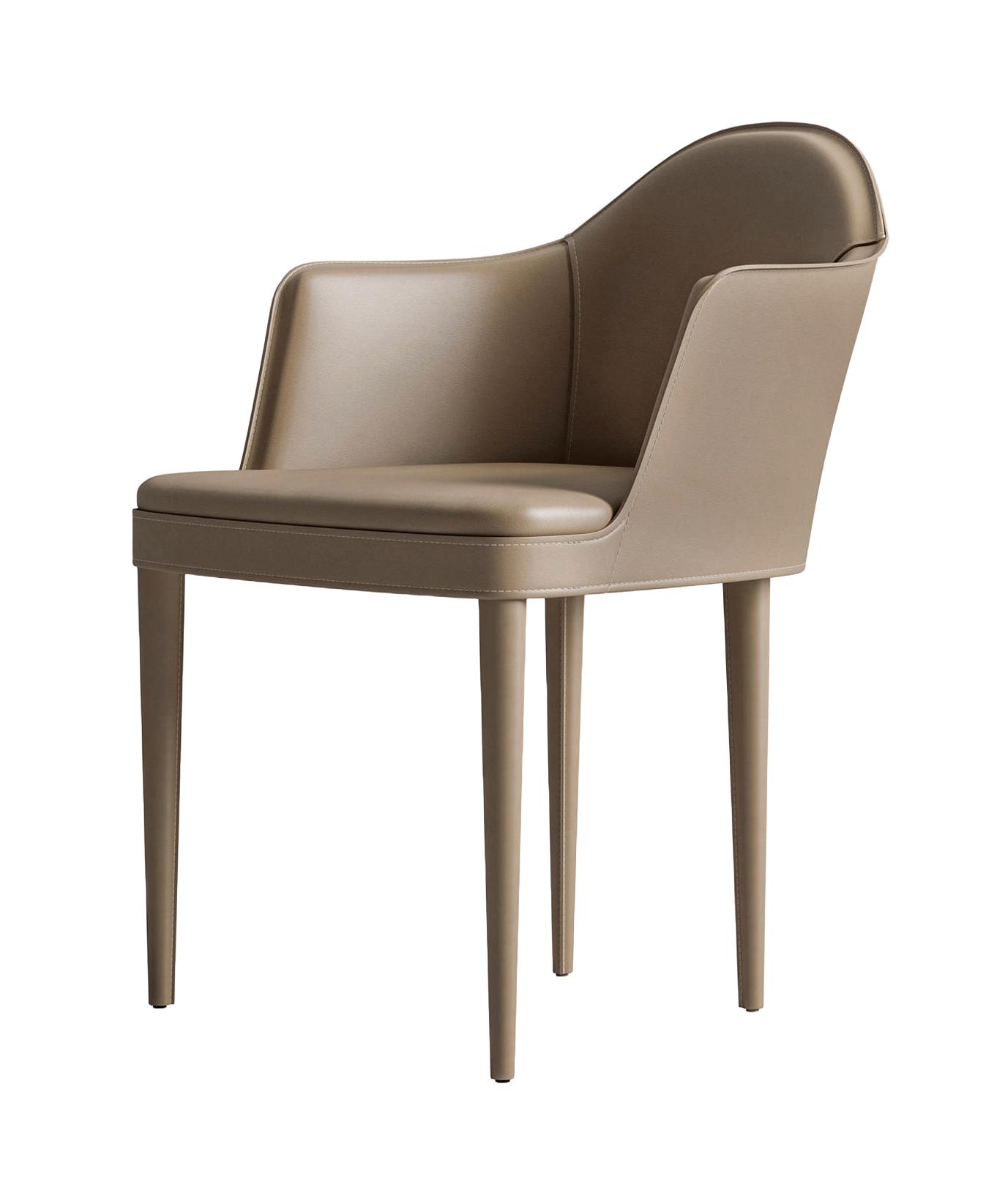 Cadeira em Pele com Braços