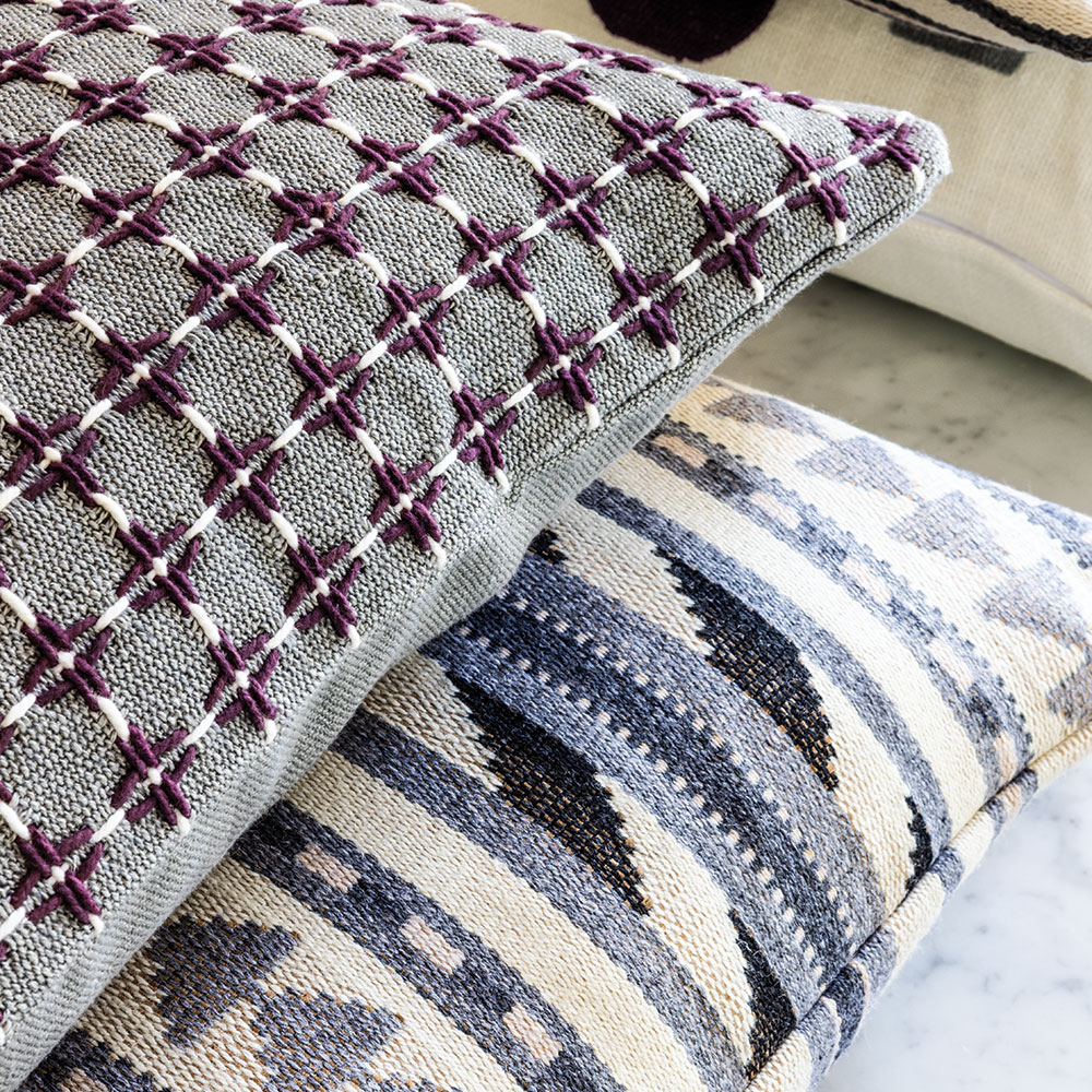 Almofada Maliana Aubergine 50 × 35