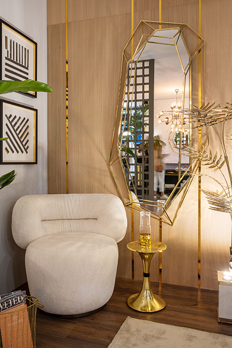 Espelho de parede grande Lustre - 3