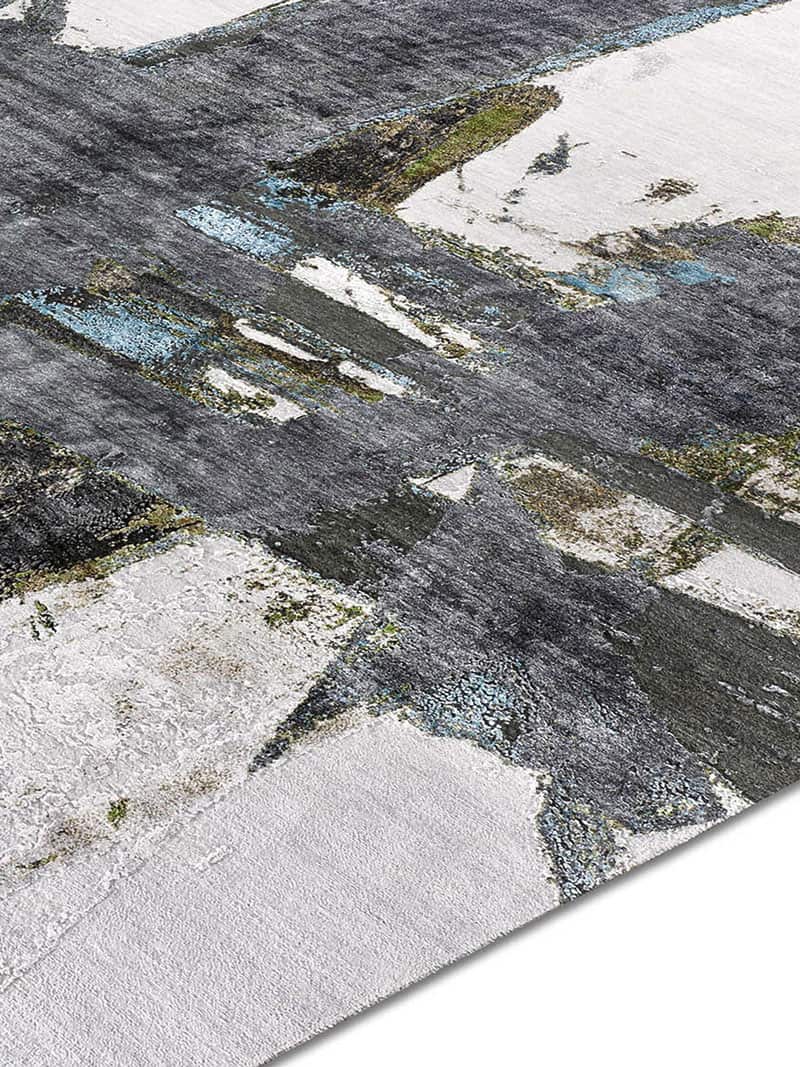 Tapete Green Rust Tecido à Mão | Tamanho: 122 × 183 cm