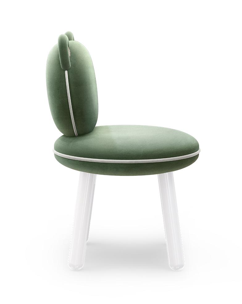 Cadeira infantil Fluffy Bear verde