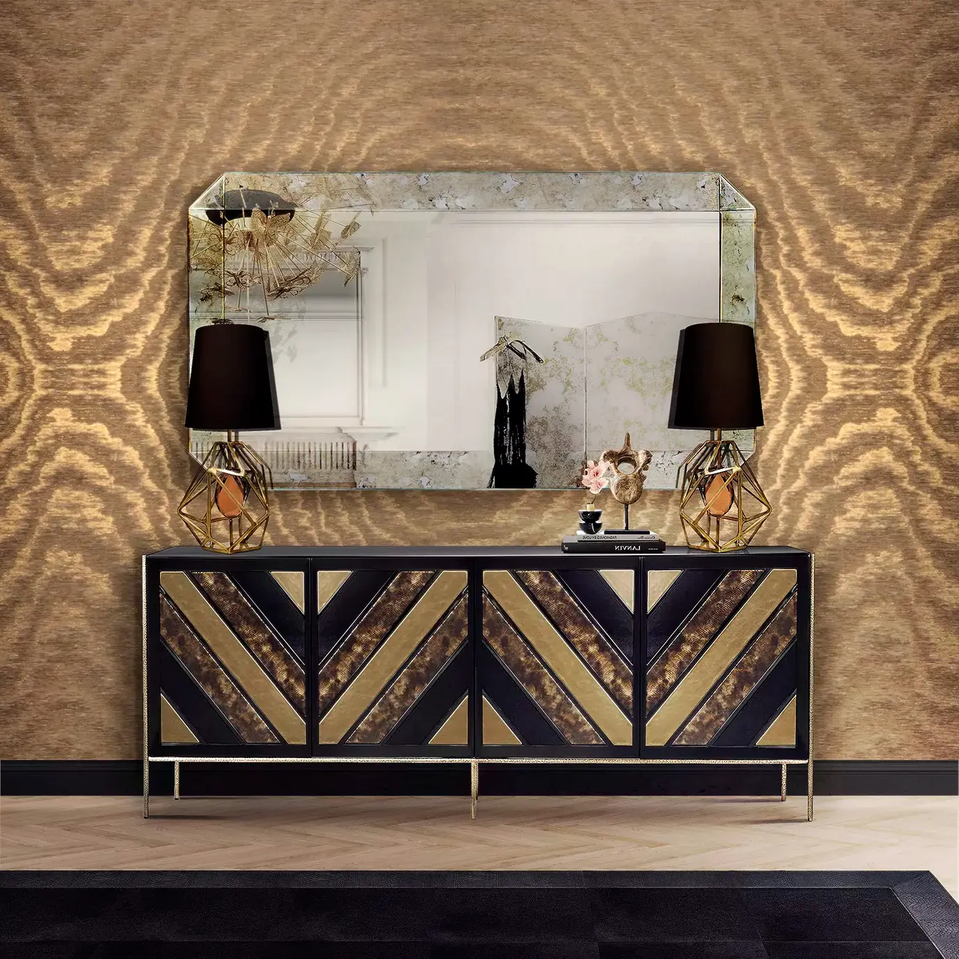 Espelho retangular Tamaris