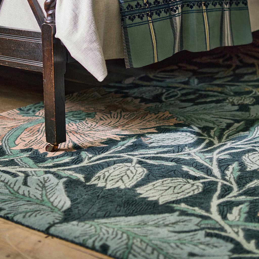 Tapete Honeysuckle & Tulip Teal