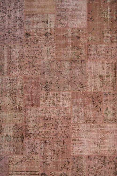 Tapete Rosa Patchwork | Tamanho: 275 × 365 cm