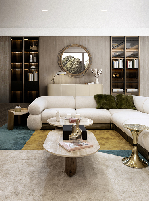 Mesa de Apoio Oval Franklin Scott - 8