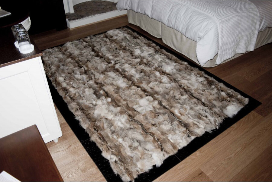 Tapete Pele Coyote | Tamanho: 270 × 270 cm