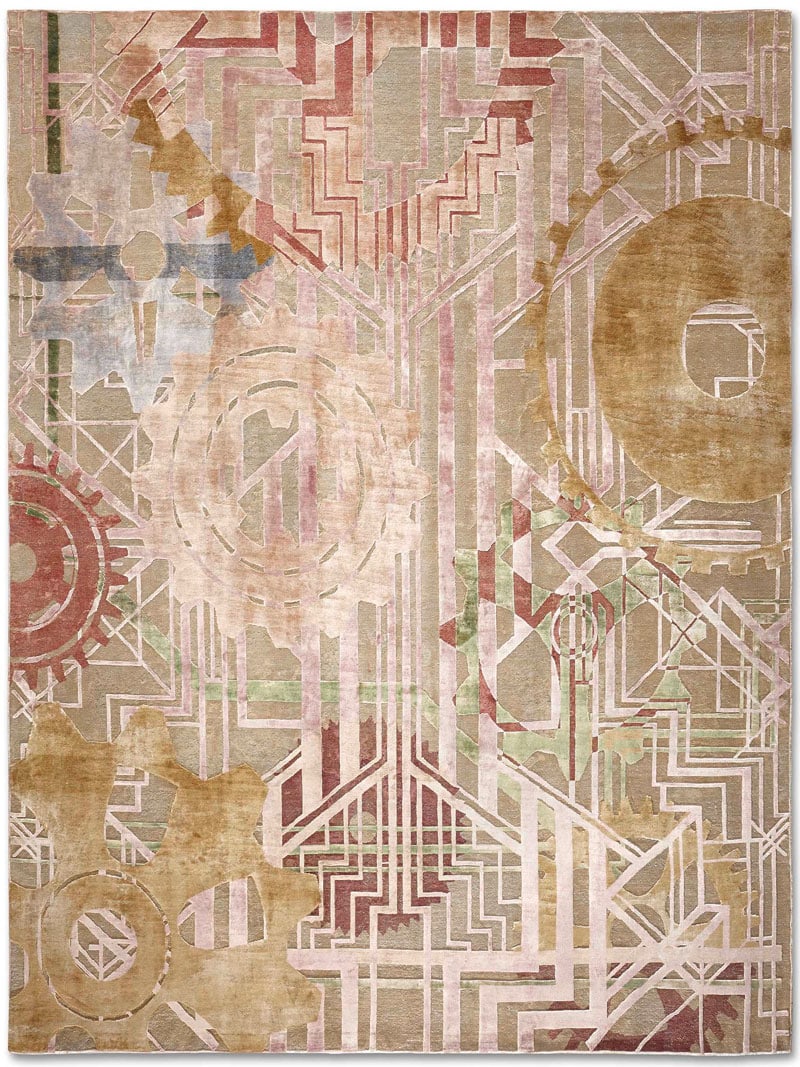 Tapete Quiet Color Feito à Mão Luxury