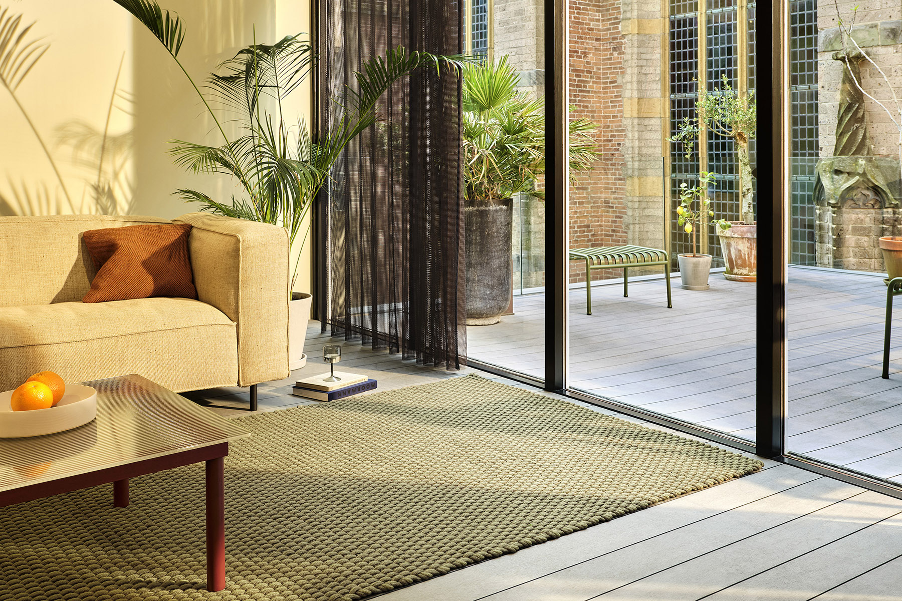 Tapete Lace Tomilho-Pinheiro Exterior | Tamanho: 160 × 230 cm