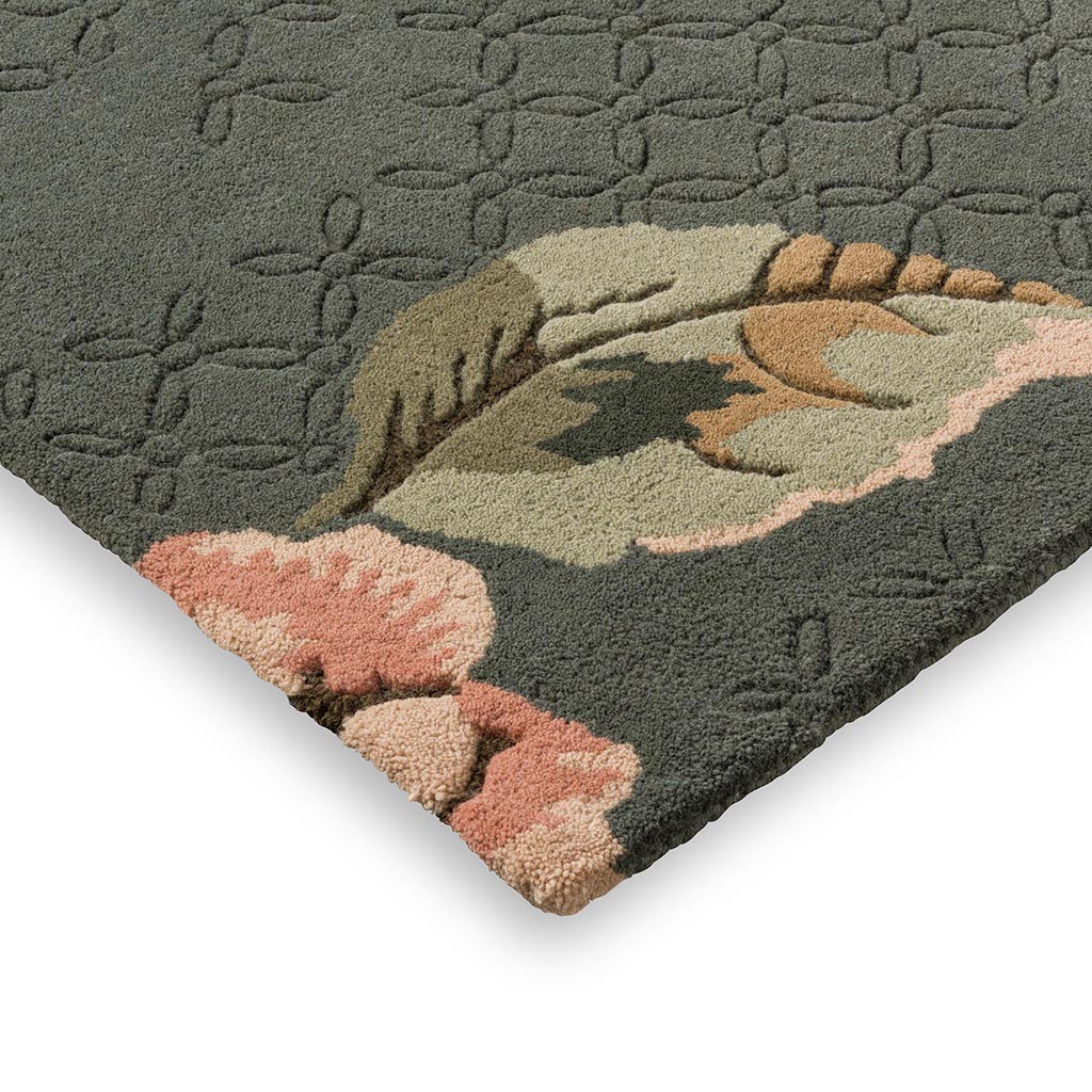 Tapete Aylworth Trail Verde Feto | Tamanho: 250 × 350 cm