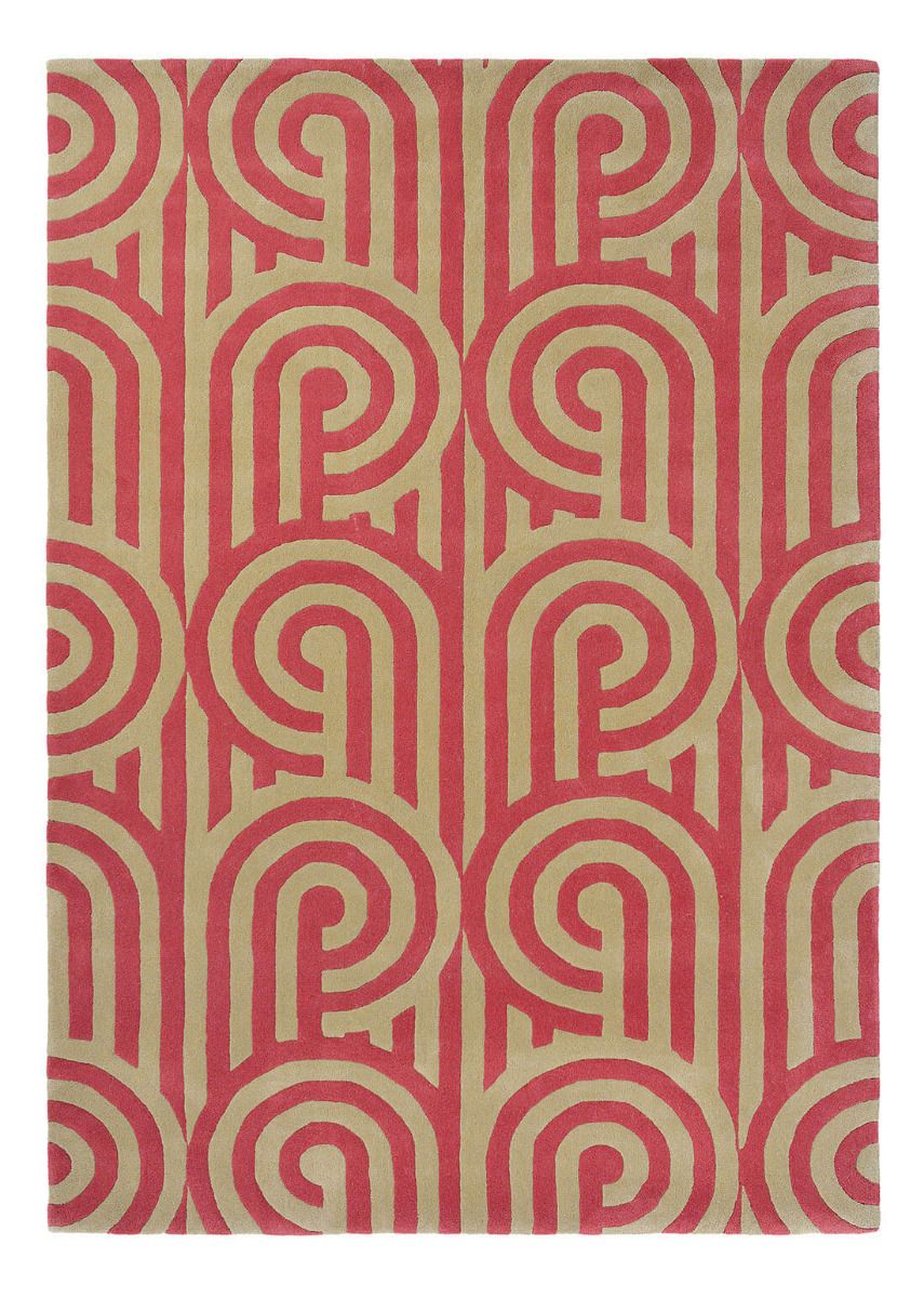 Tapete Turnabouts Borgonha | Tamanho: 200 × 280 cm
