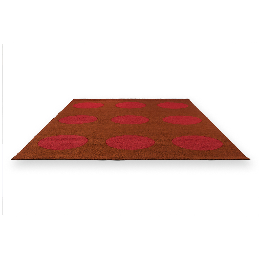 Tapete Exterior Festival Dots Vermelho | Tamanho: 250 × 350 cm