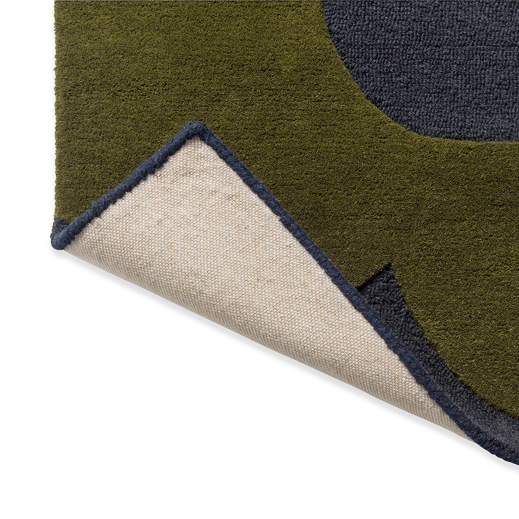 Tapete Designer Lã Sprig Stem Marinho | Tamanho: 200 × 280 cm