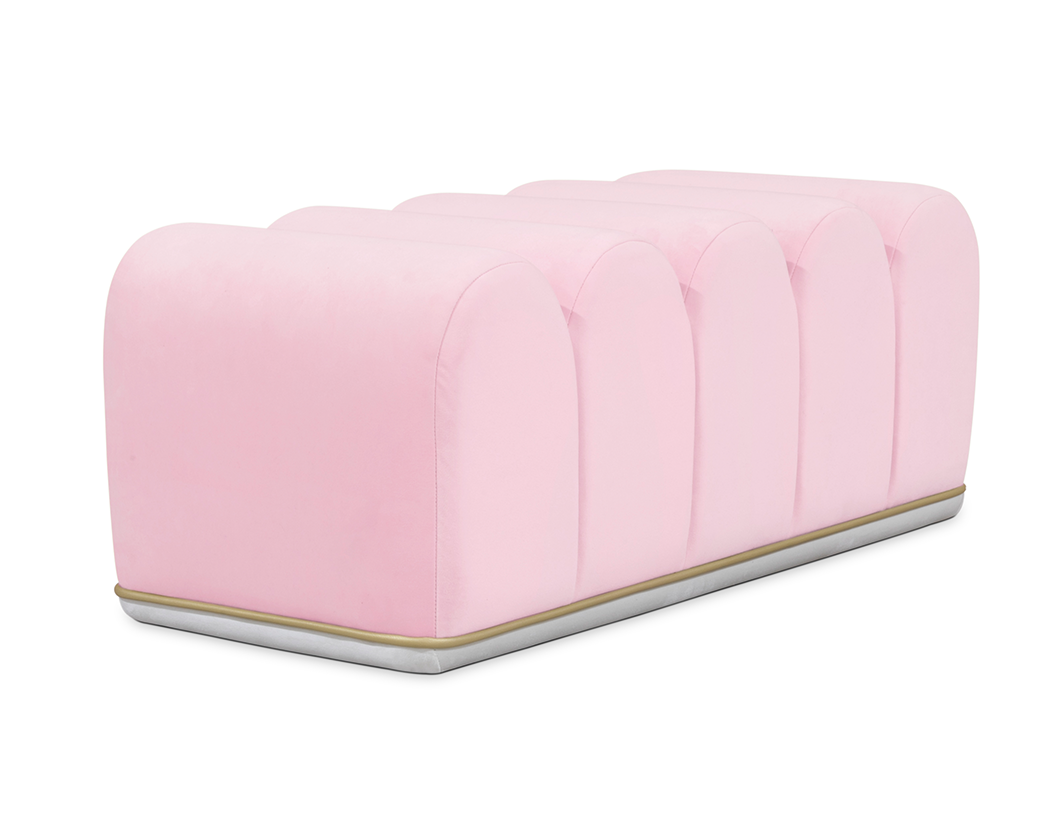 Banco Sweet Swirl rosa