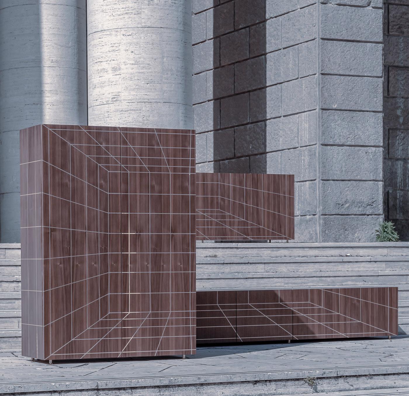 Armário contemporâneo elegante