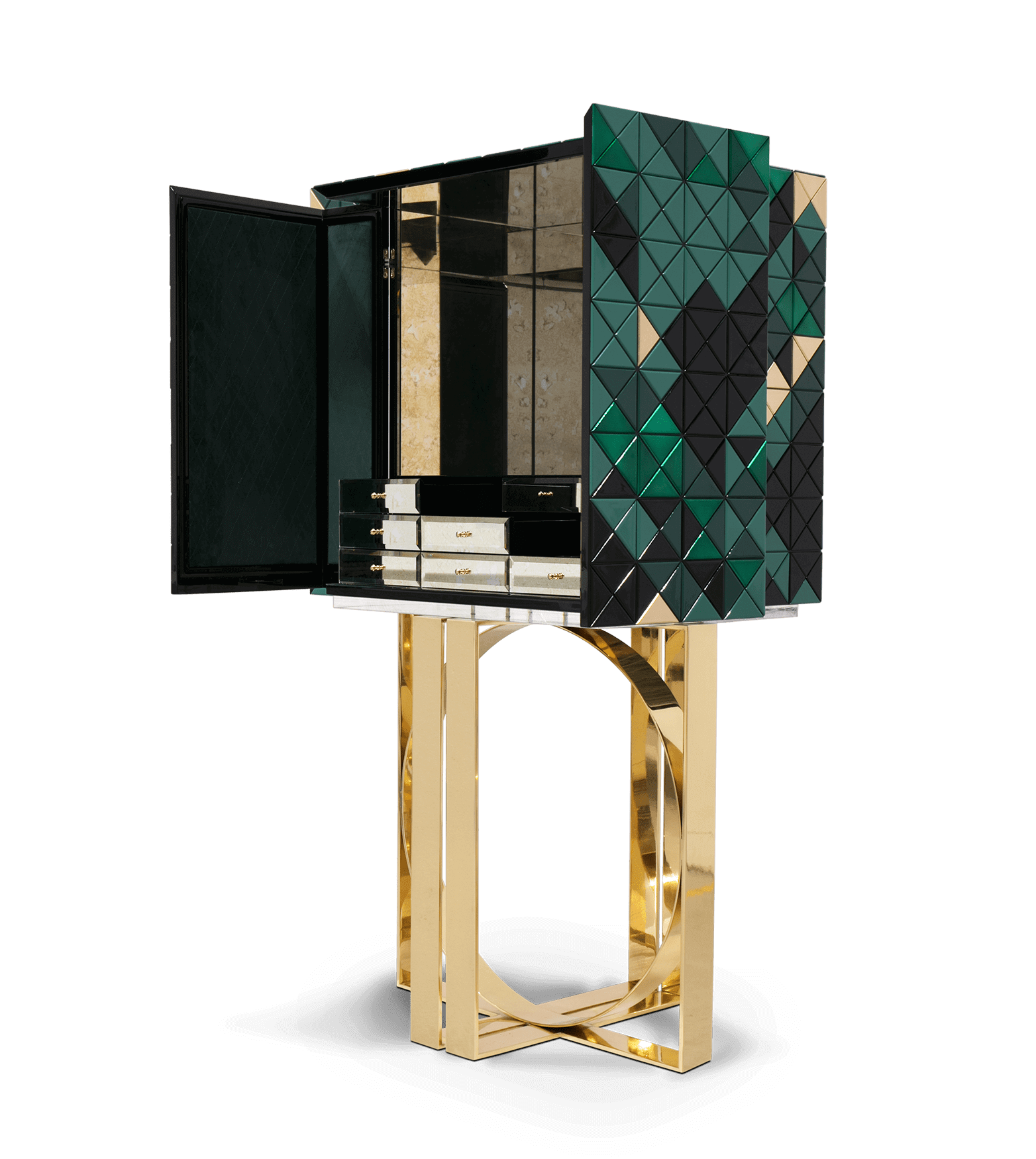 Armário Mosaic verde