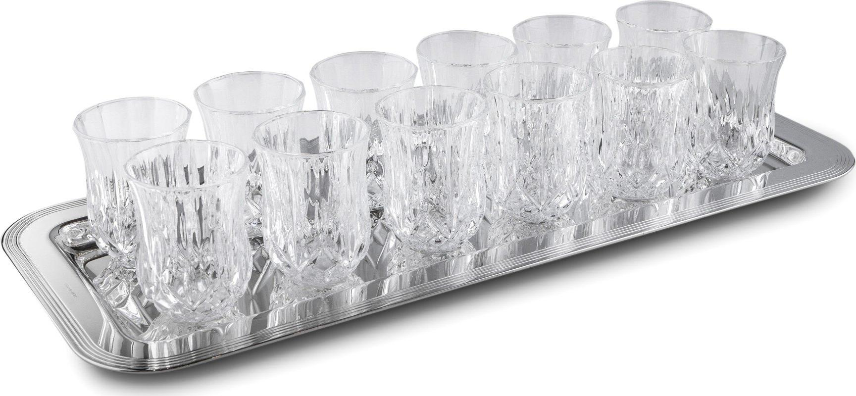 Conjunto de 12 Copos com Tabuleiro