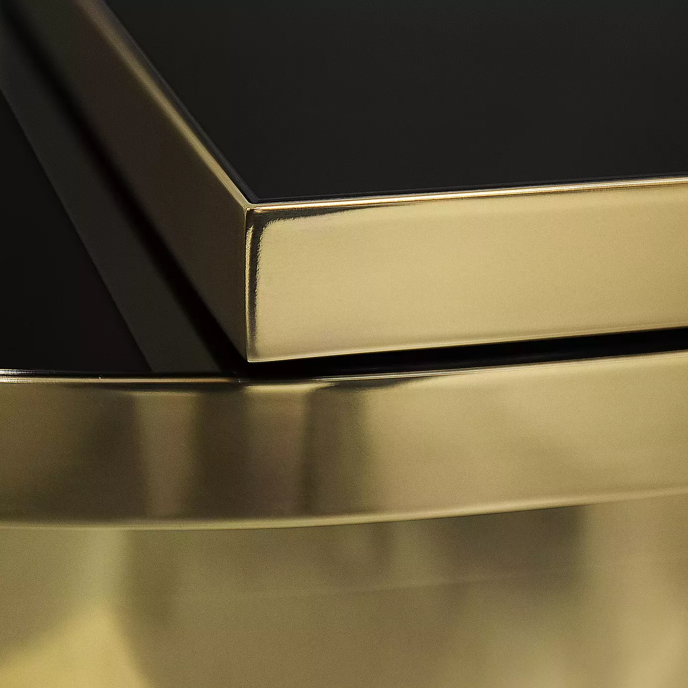 Mesa de Centro Latão Polido Dewdrops