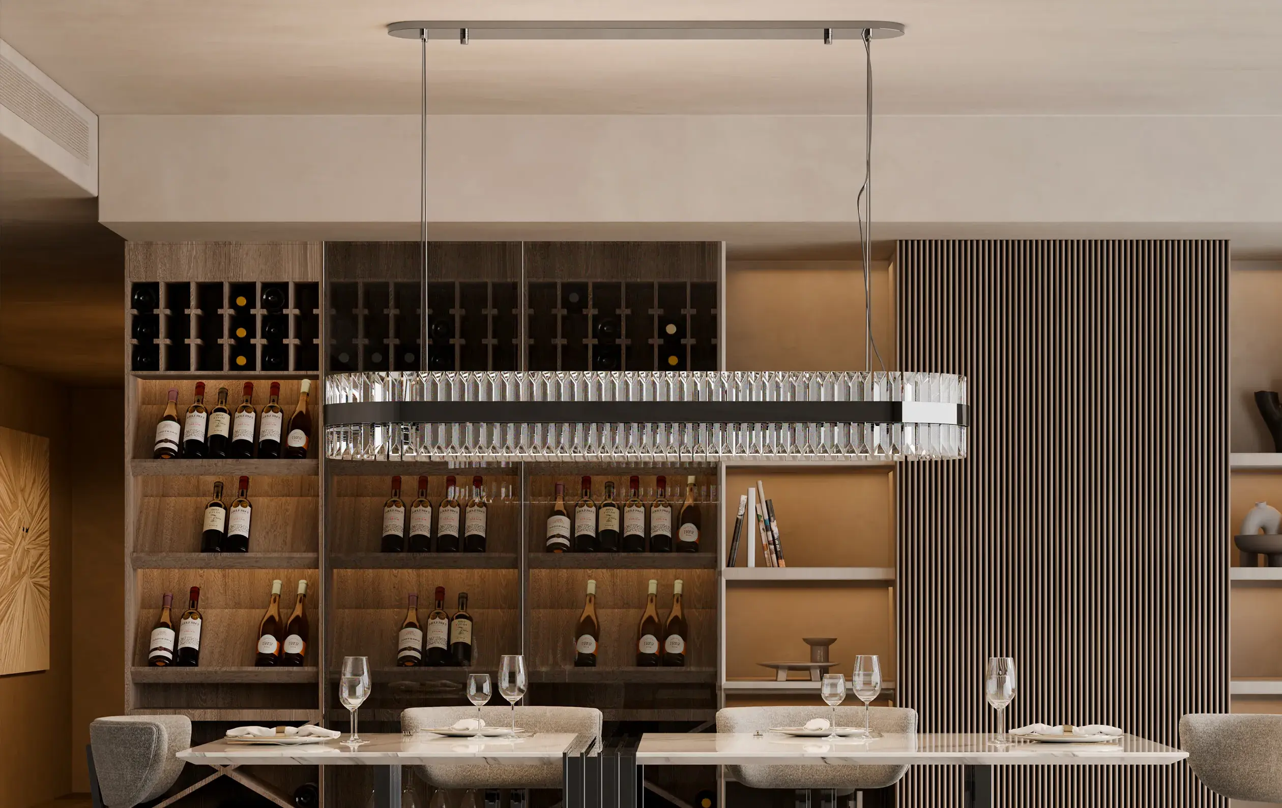 Candeeiro suspenso esbelto Freedom