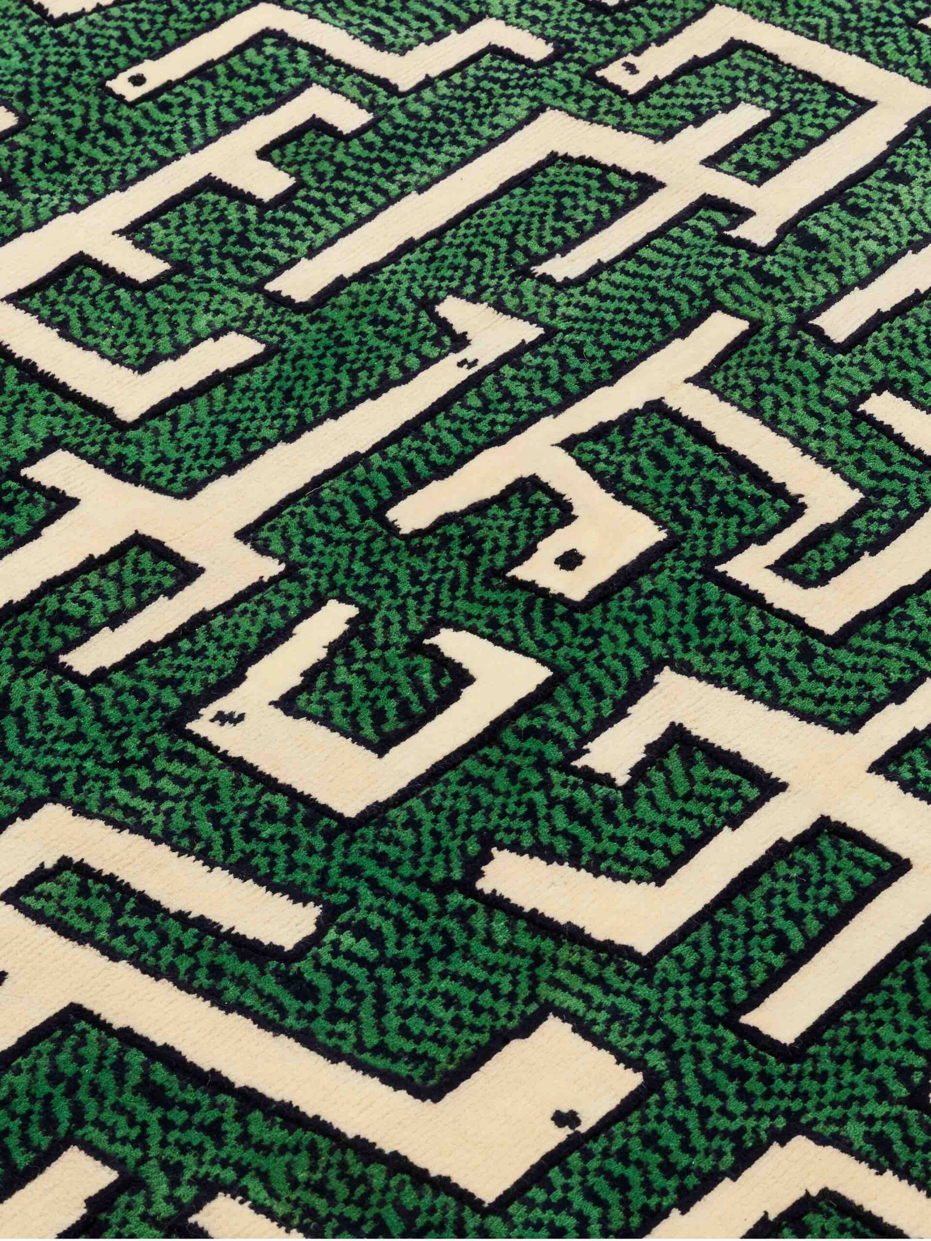 Tapete Ciliophora Verde Redondo Designer