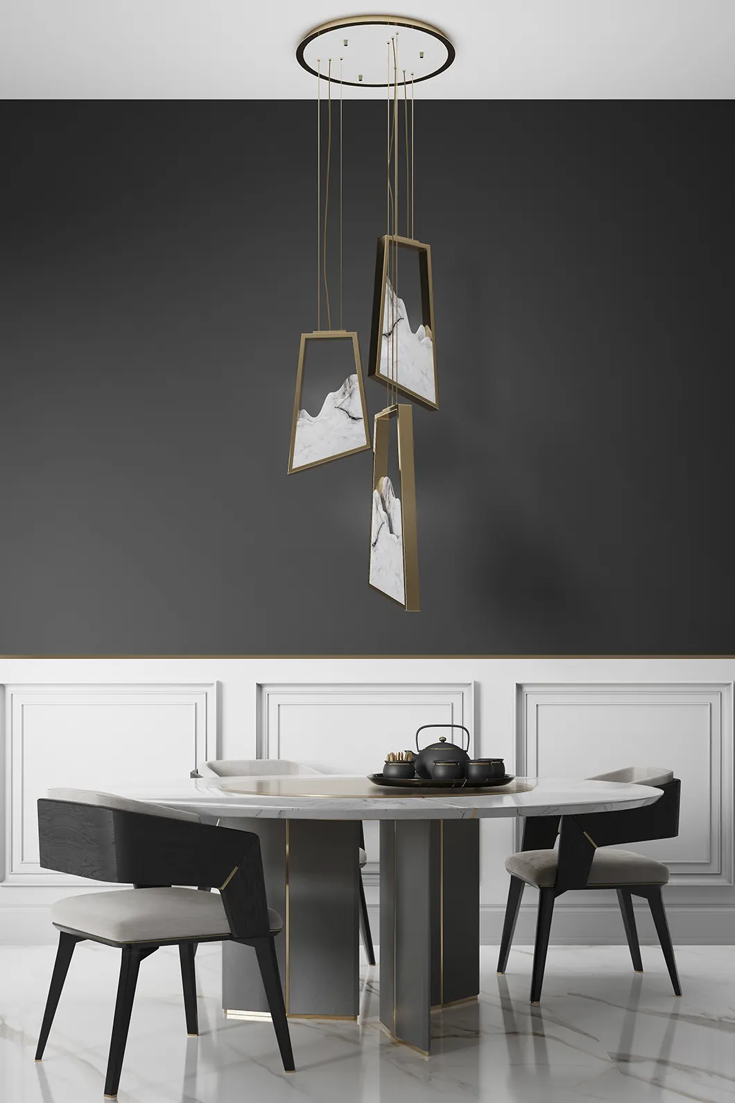 Candeeiro suspenso Grand Aura