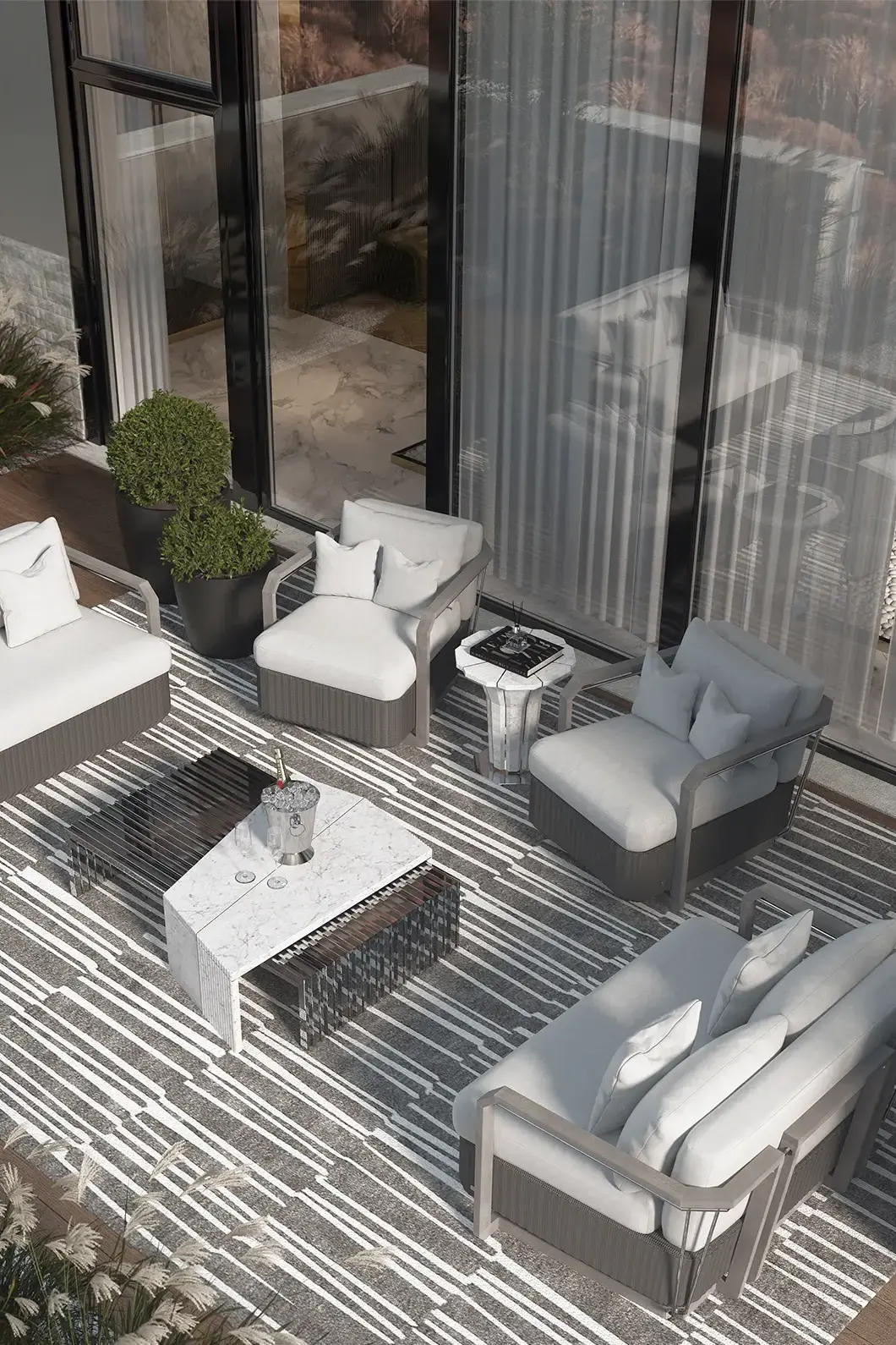 Mesa de centro Monarch - 5