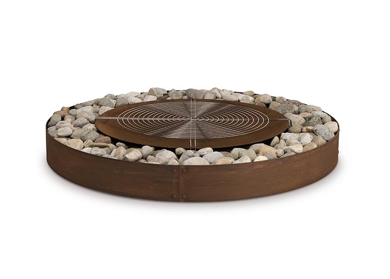 Lareira exterior Zen