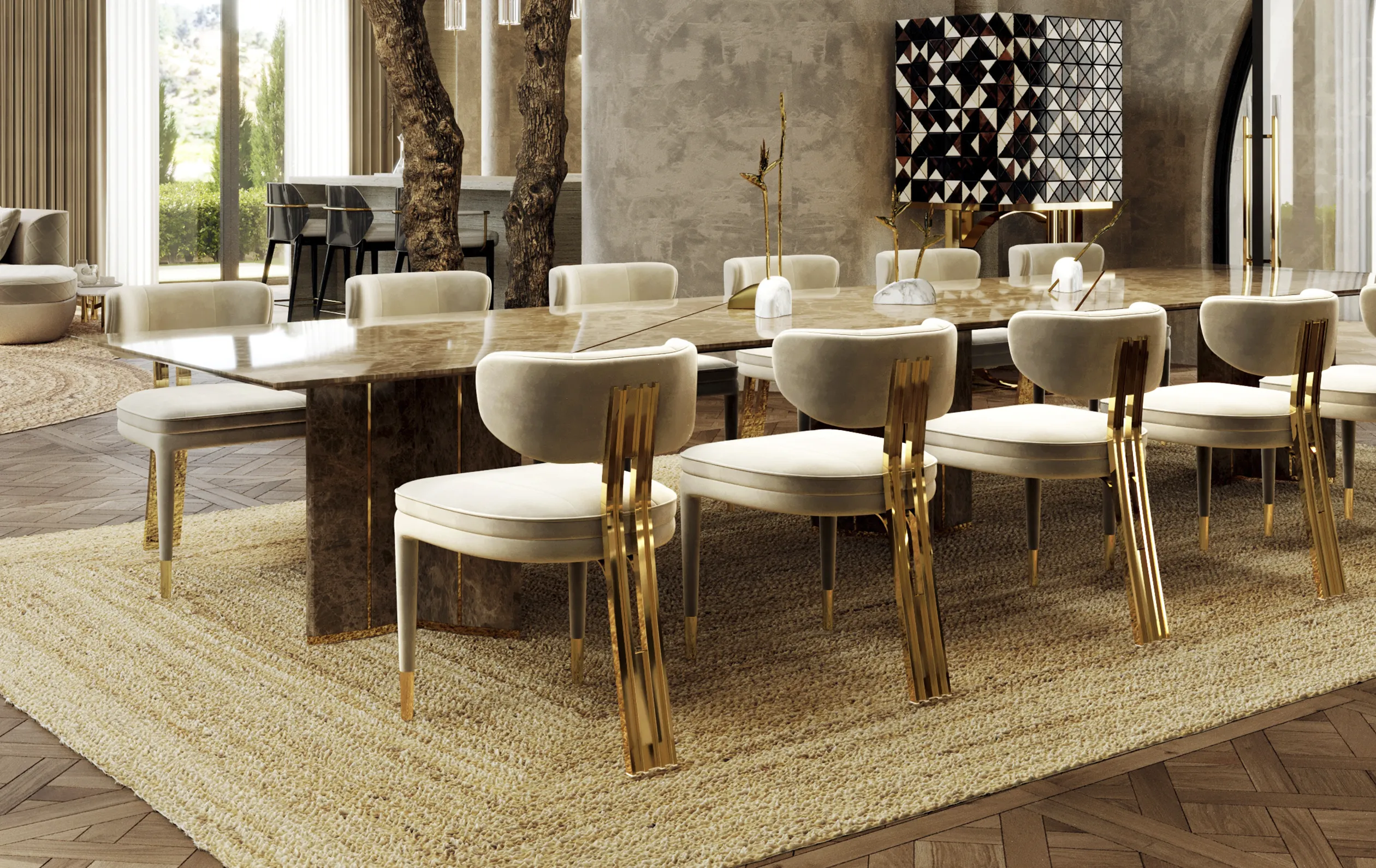 Cadeira de Jantar Lattice - 7