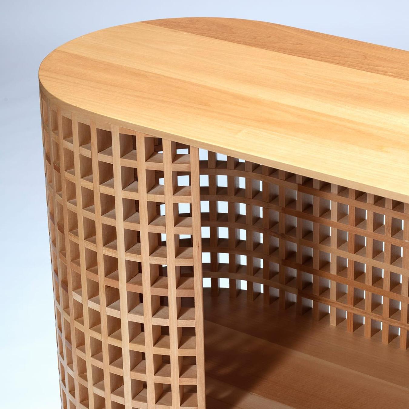 Armário madeira texturizada