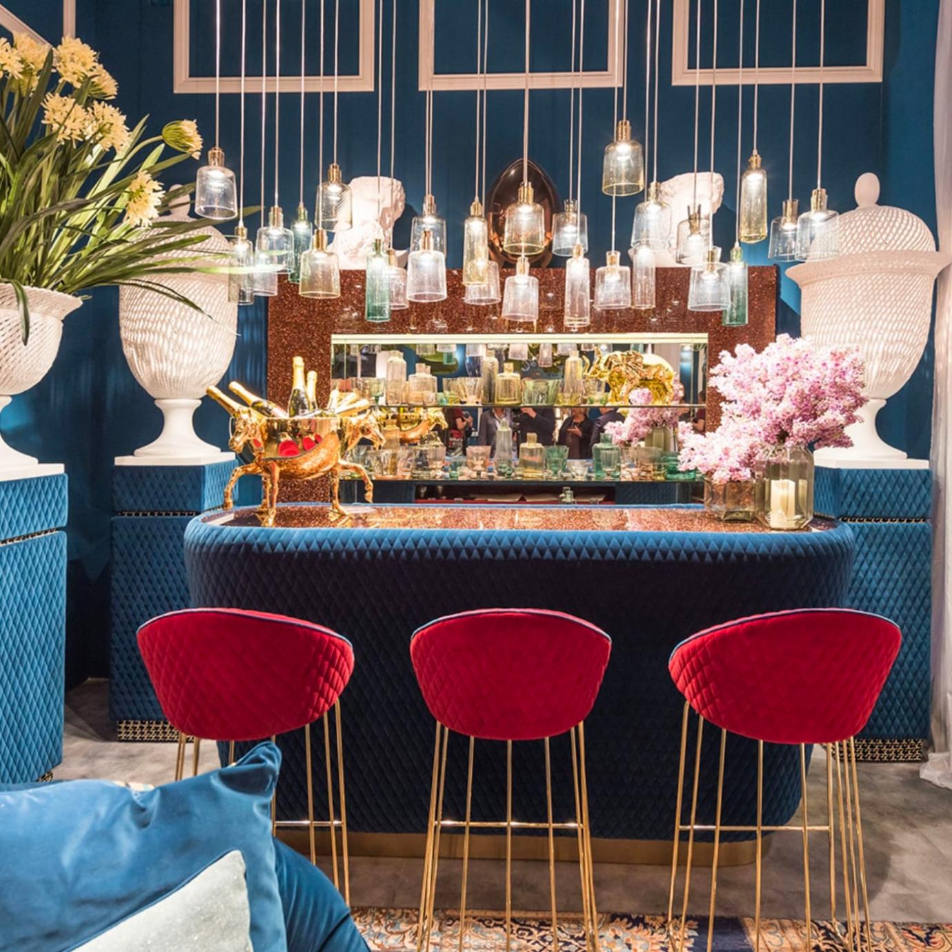 Banco de Bar Bay Bordô