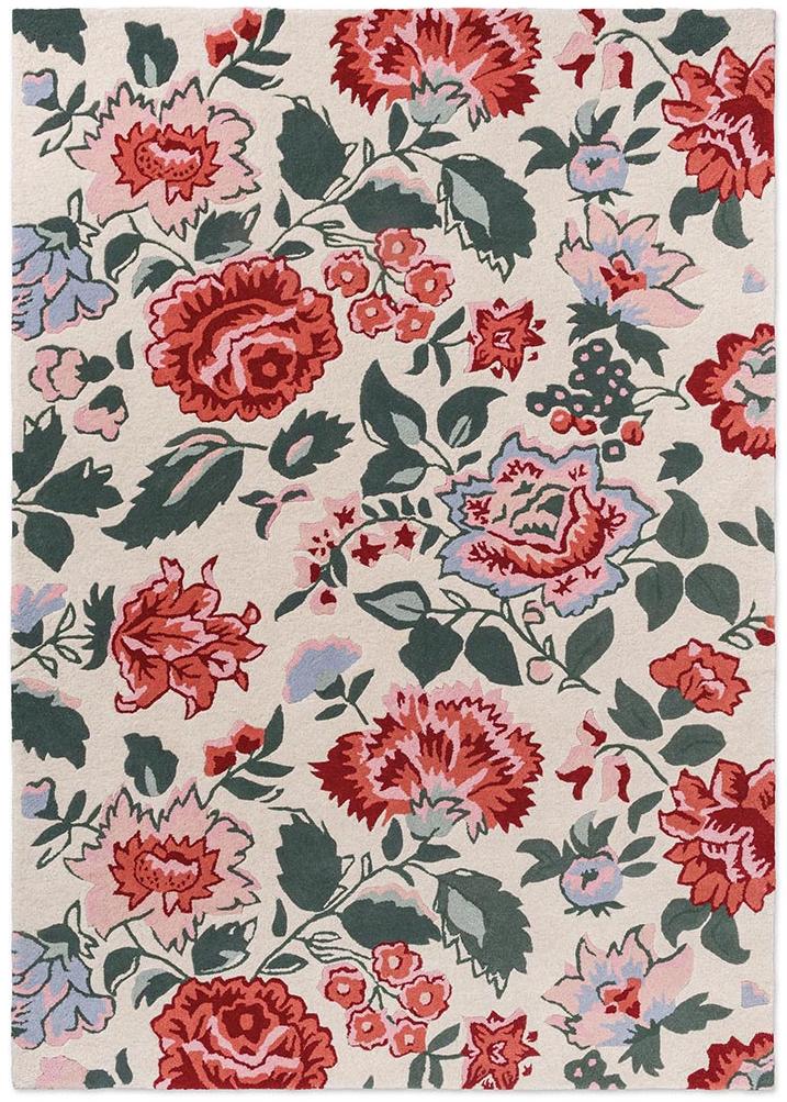 Tapete Wendling Floral Vermelho Papoila | Tamanho: 250 × 350 cm
