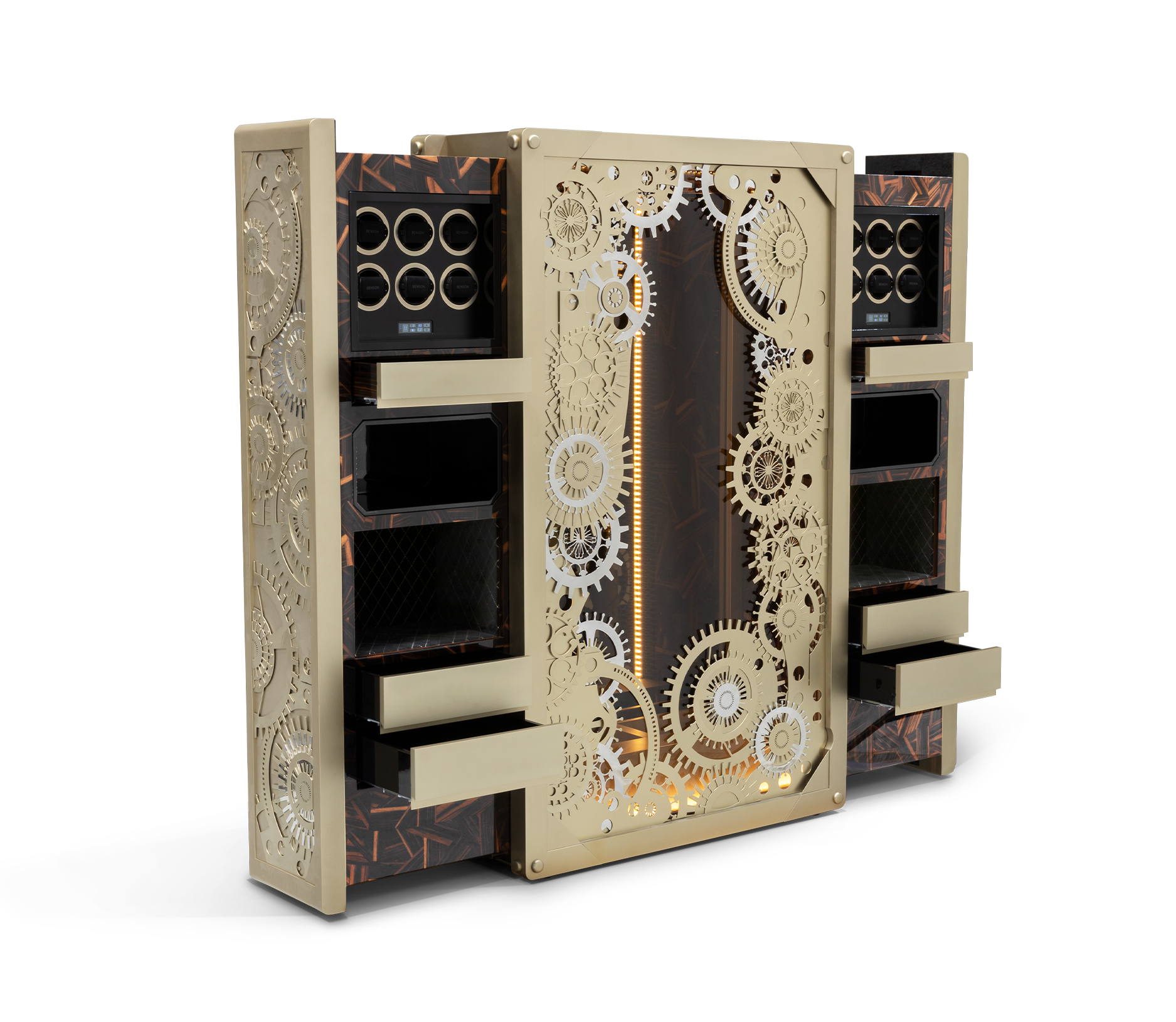 Cofre Baron Champagne Mate