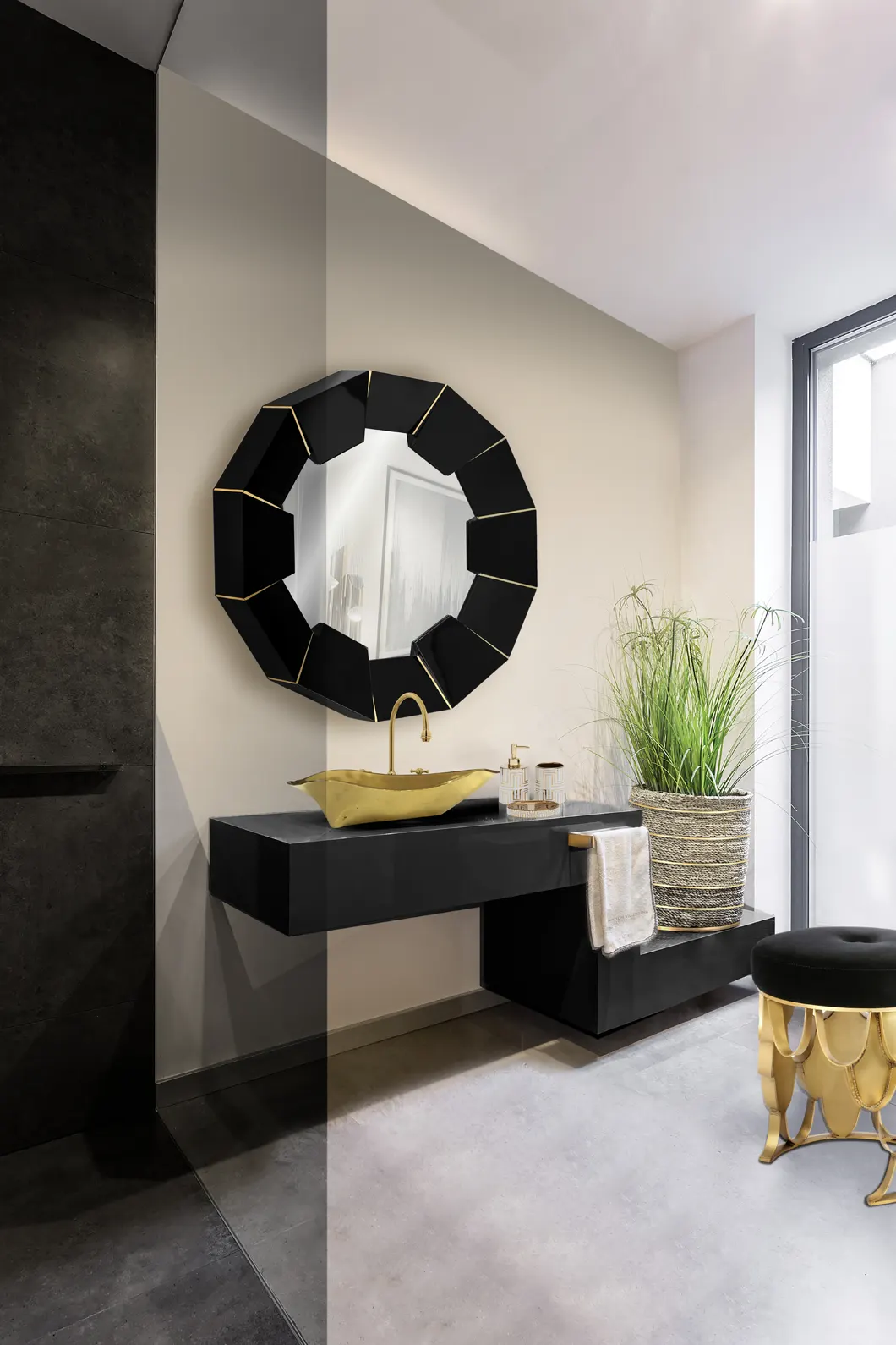 Espelho preto Radiance