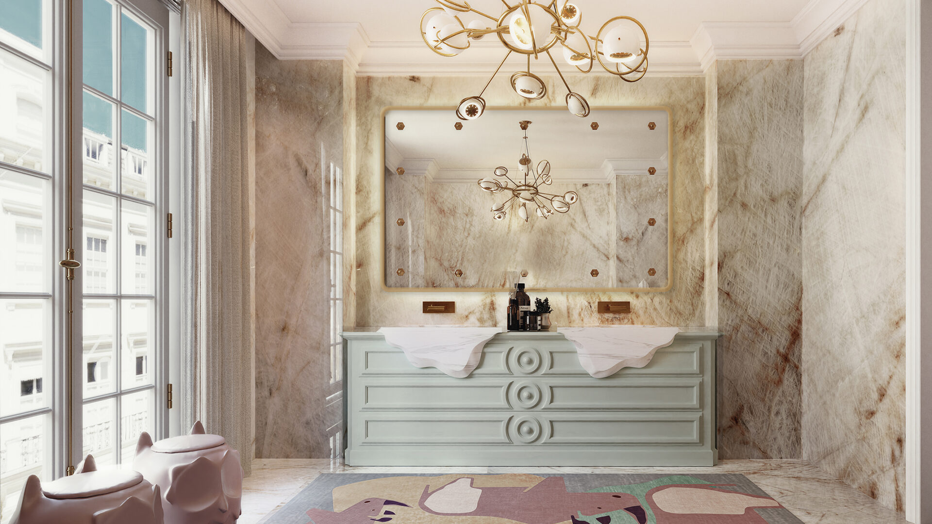 Candeeiro suspenso cósmico - 5