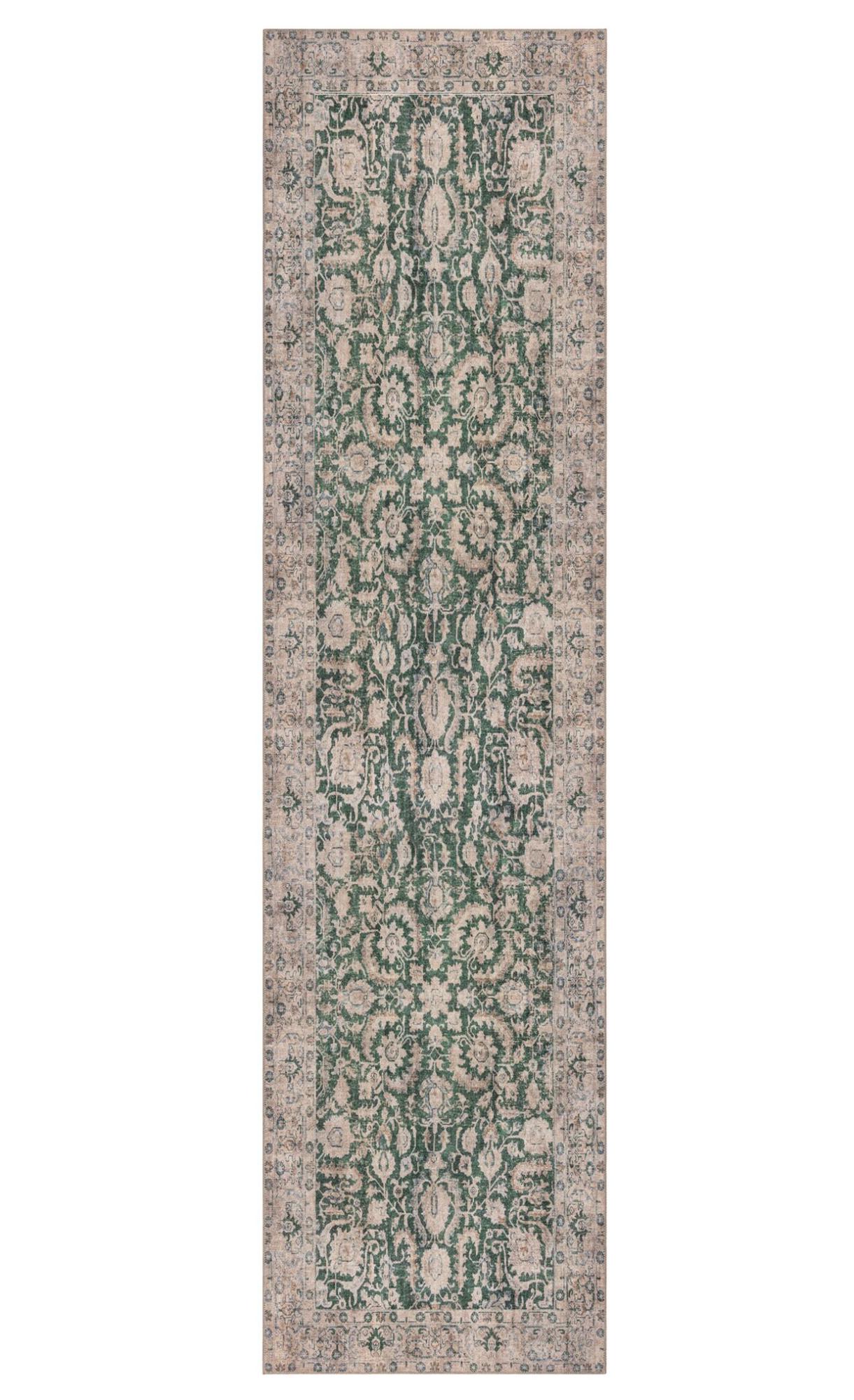 Passadeira Floral Vintage Verde