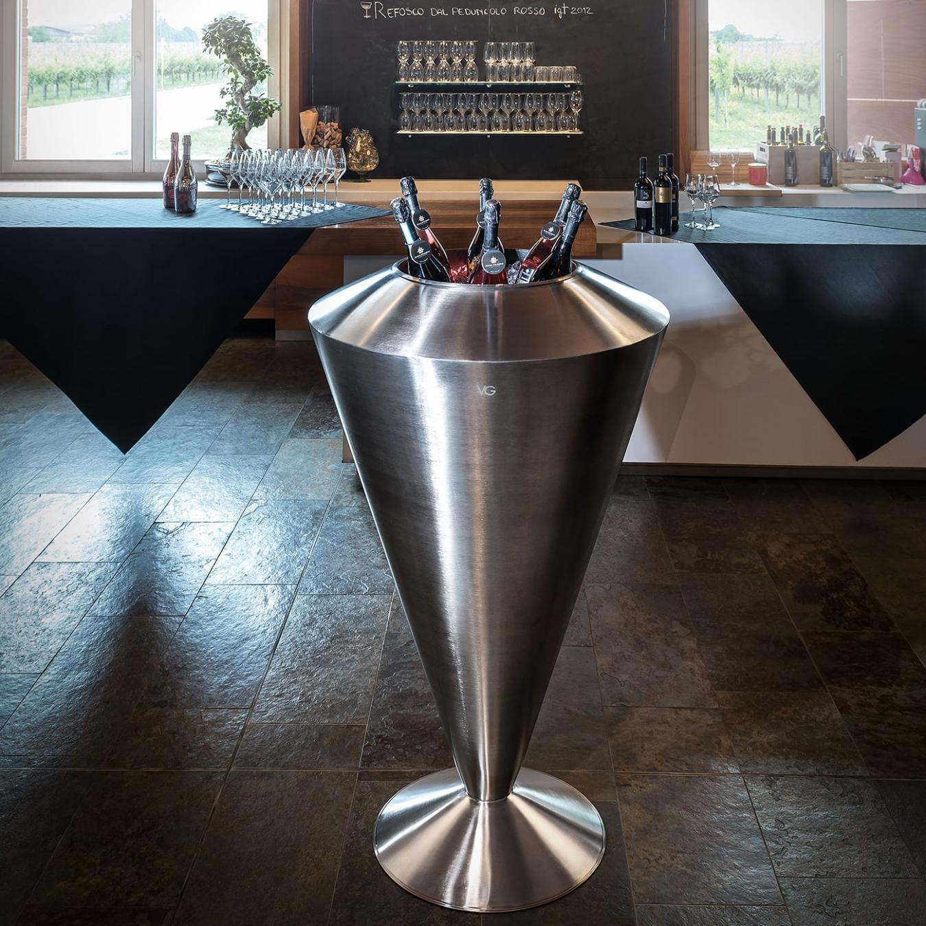 Balde para Gelo Clepsydra em Aço