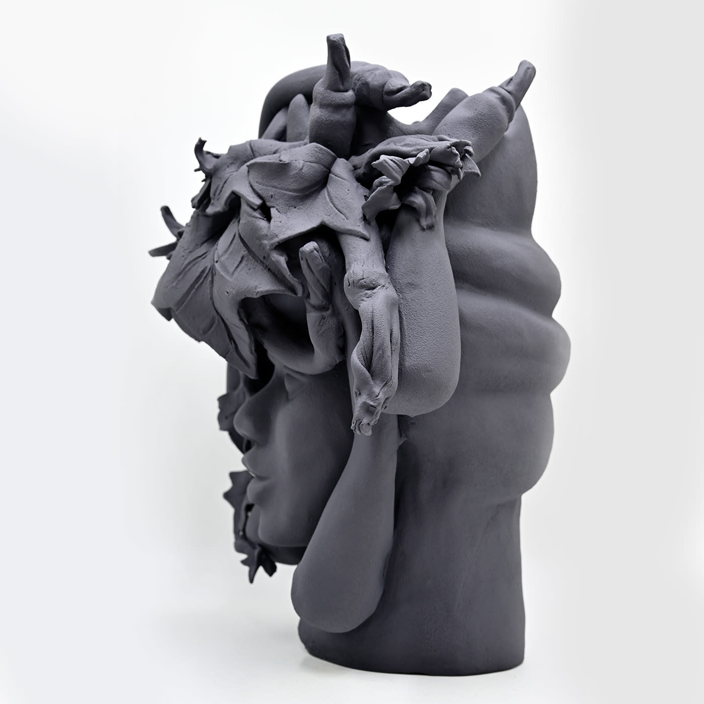 Escultura Moor's Head cinzenta