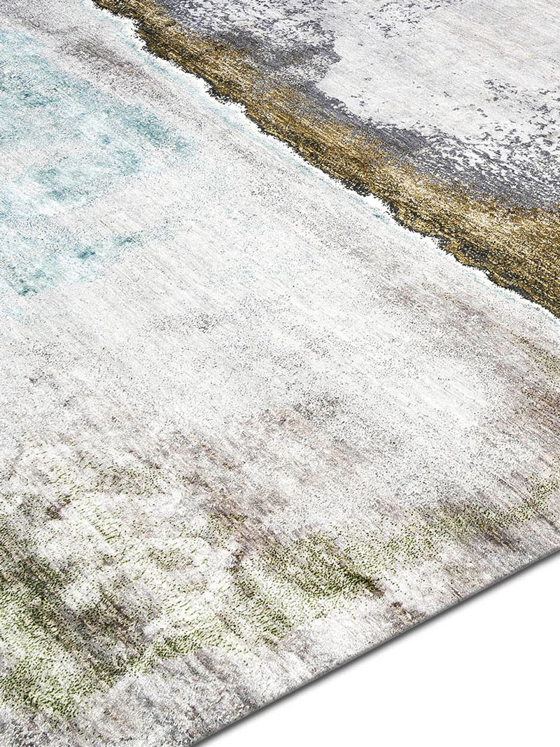 Tapete Green Rust Tecido à Mão | Tamanho: 140 × 210 cm