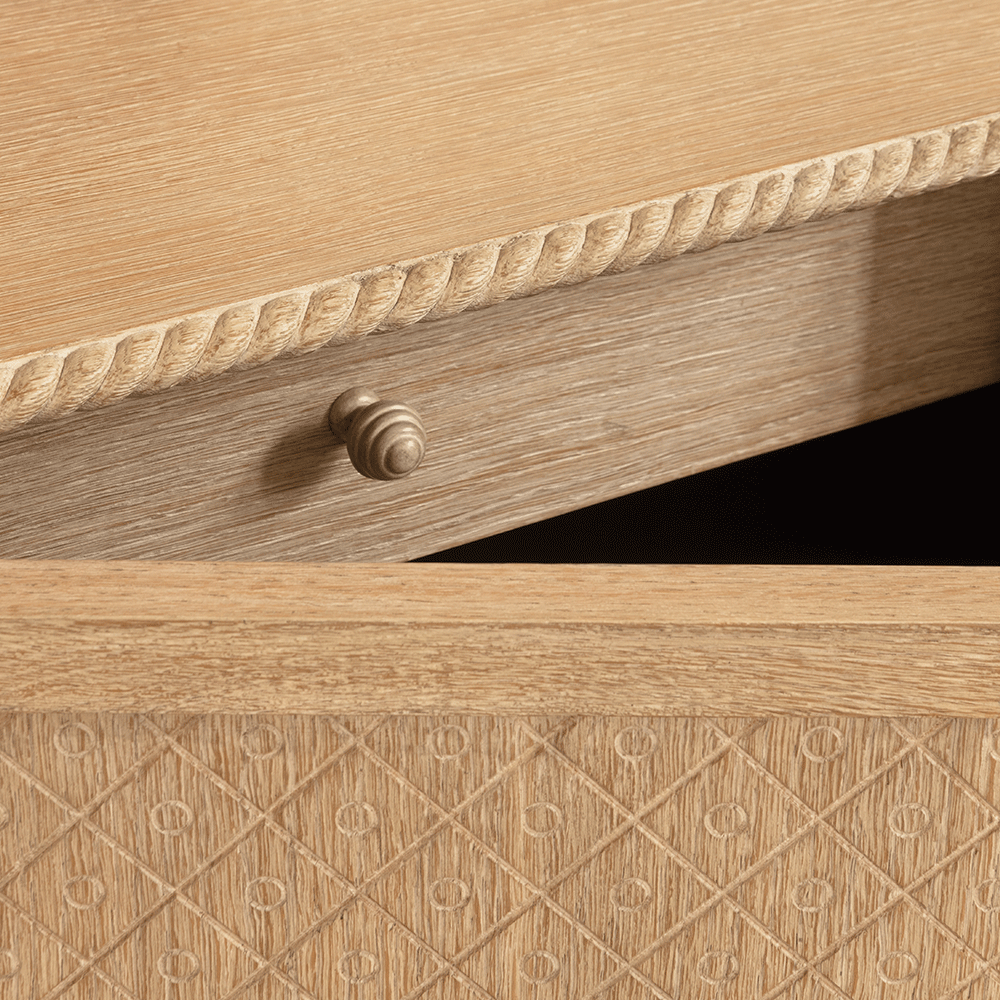 Aparador York Venetian White Oak