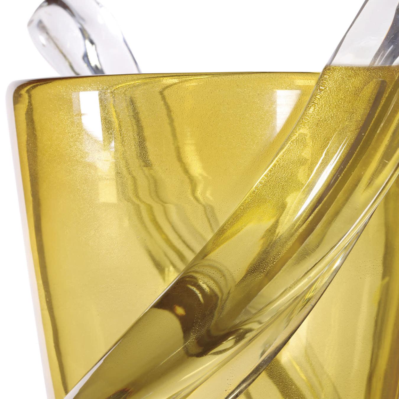 Vaso em Vidro de Murano Artesanal