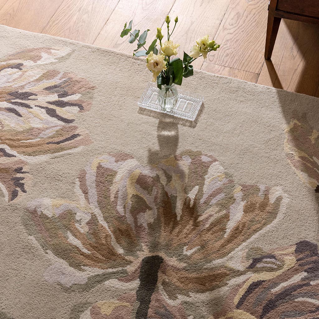 Tapete Gosford Natural/Verde Salva | Tamanho: 140 × 200 cm