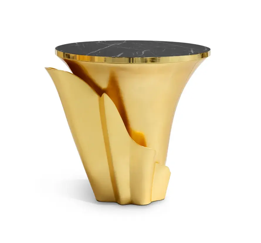 Mesa de Apoio Folha Dourada Solstice