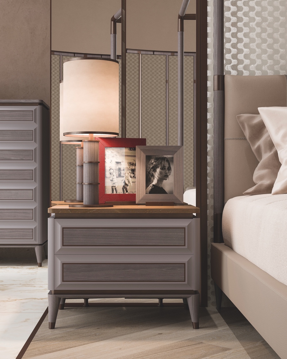 Mesa de Cabeceira Blue Moon