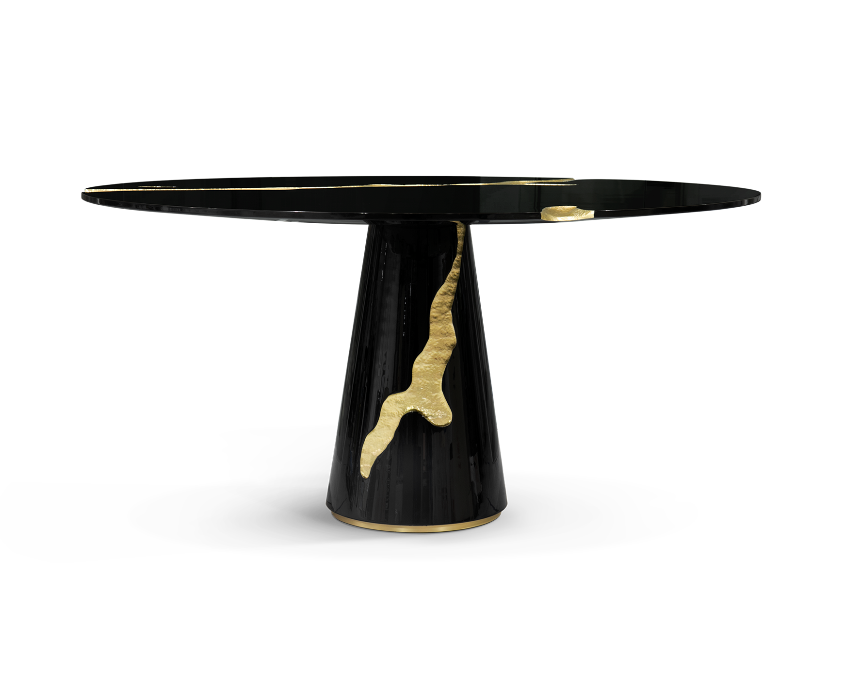 Mesa de Jantar Preta Fissure