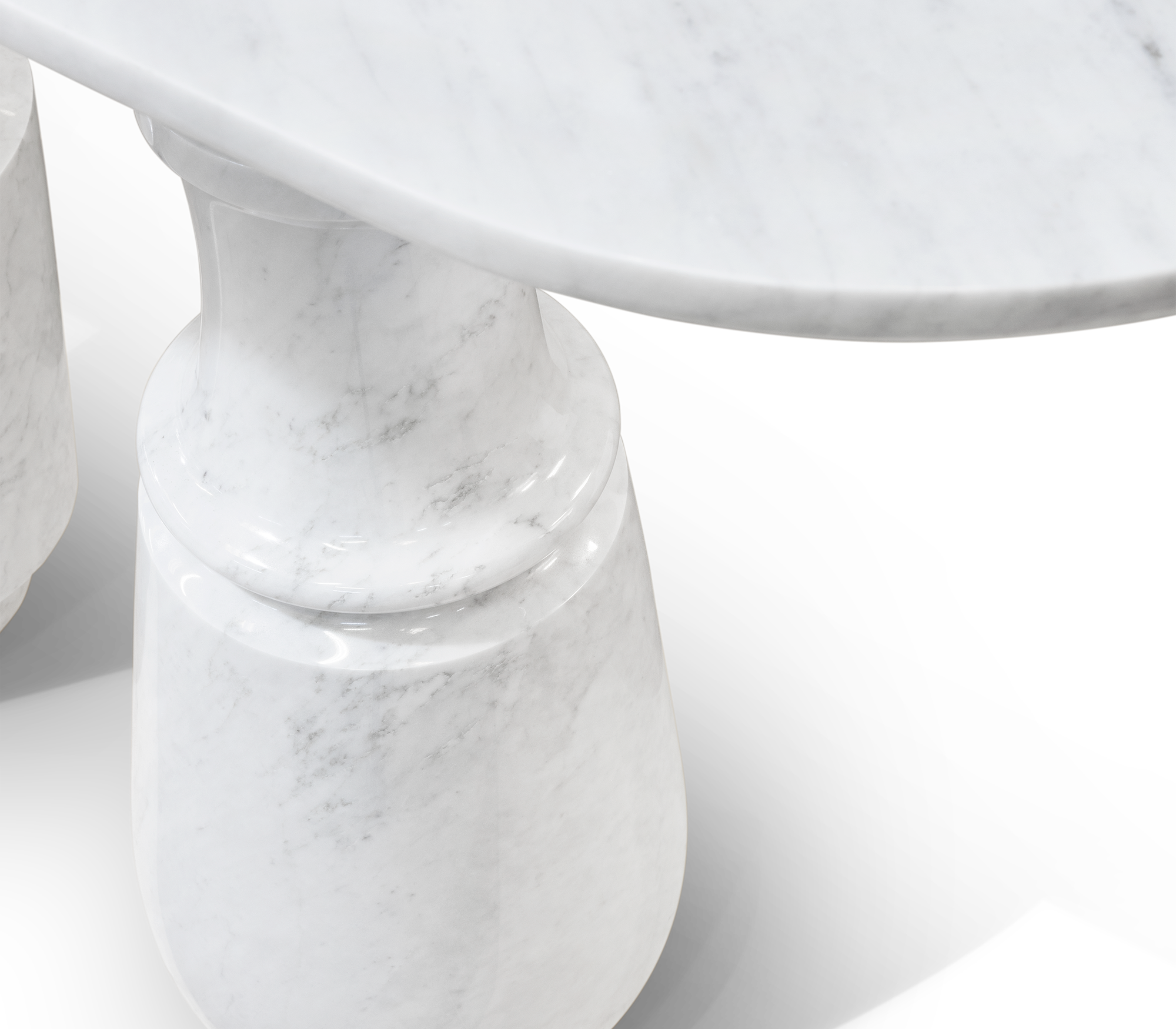 Consola Obsidian Carrara