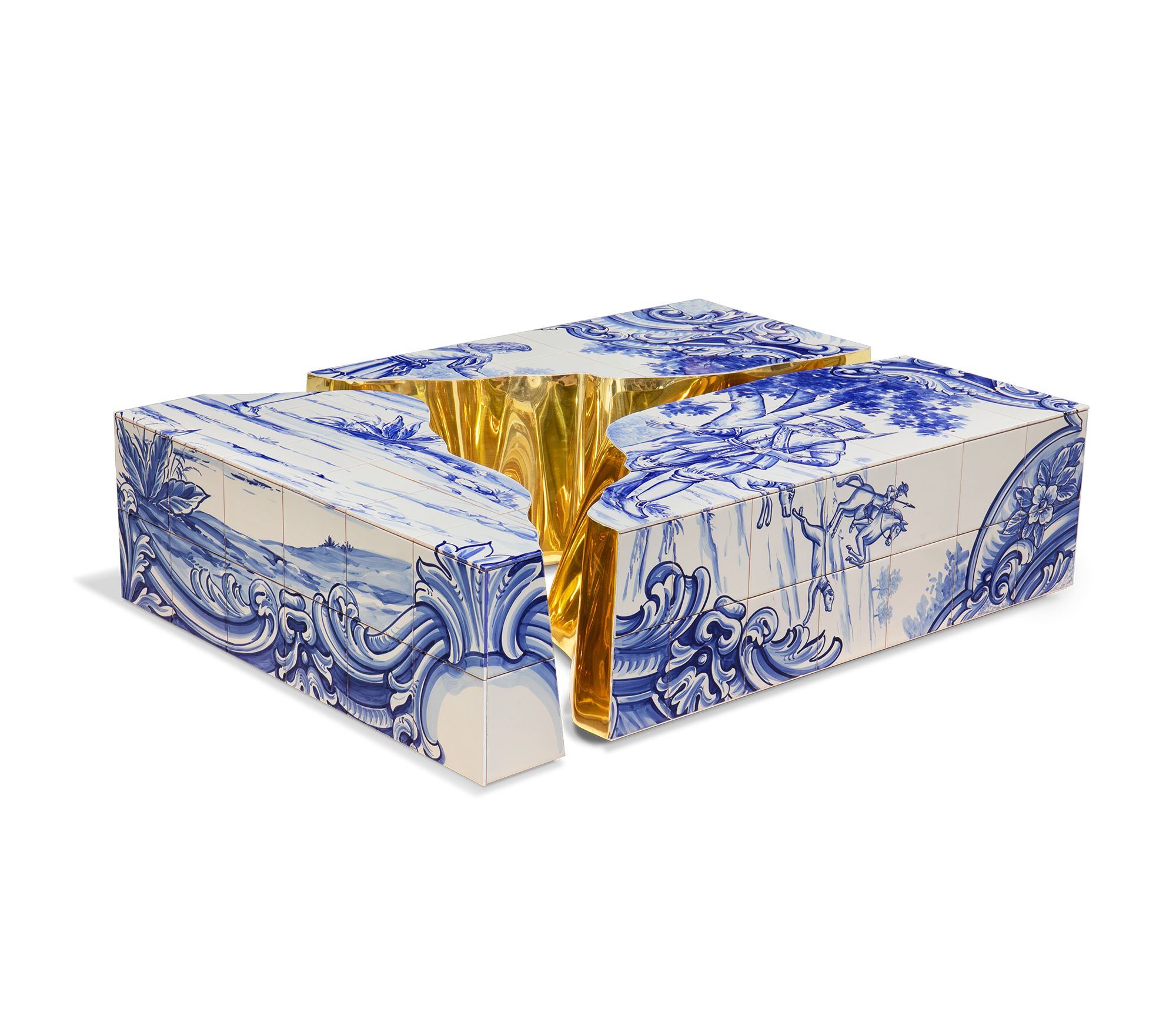 Mesa de Centro Azulejo Fissure