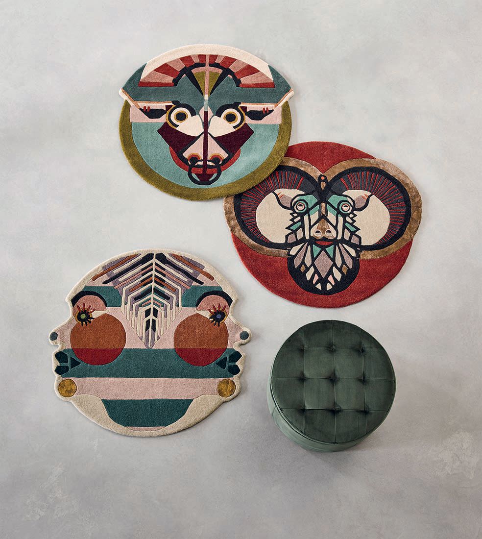 Tapete Círculo Zodiac Carneiro