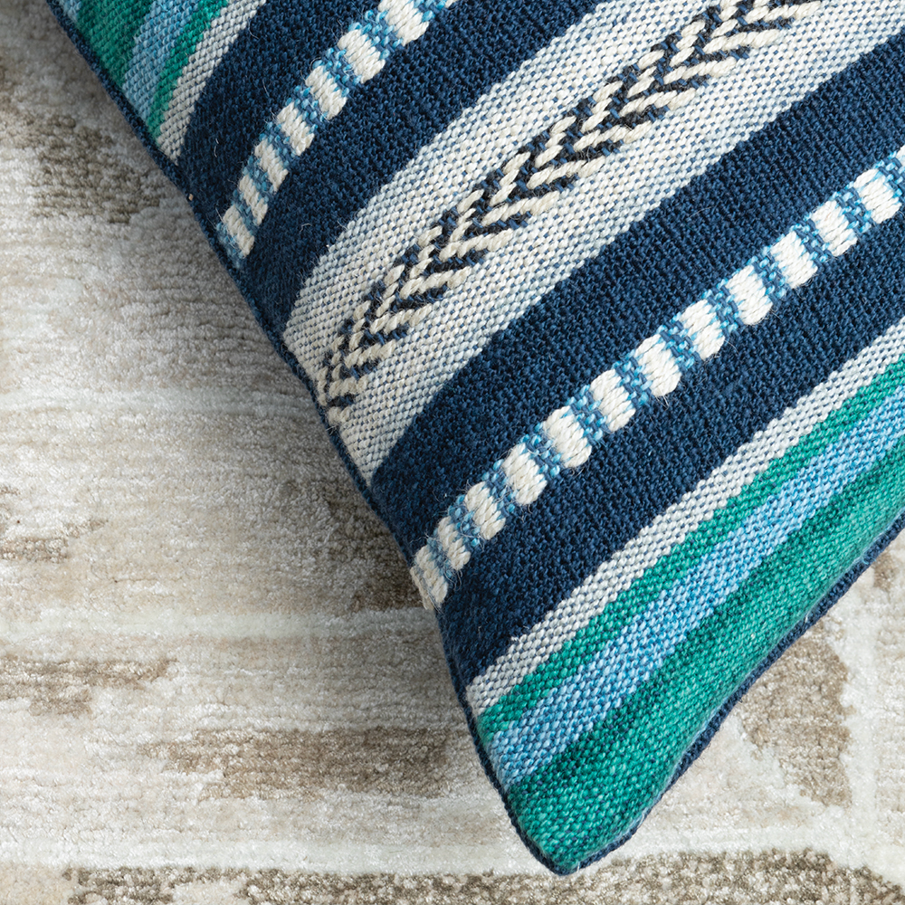 Almofada Indus Peacock 60 × 40