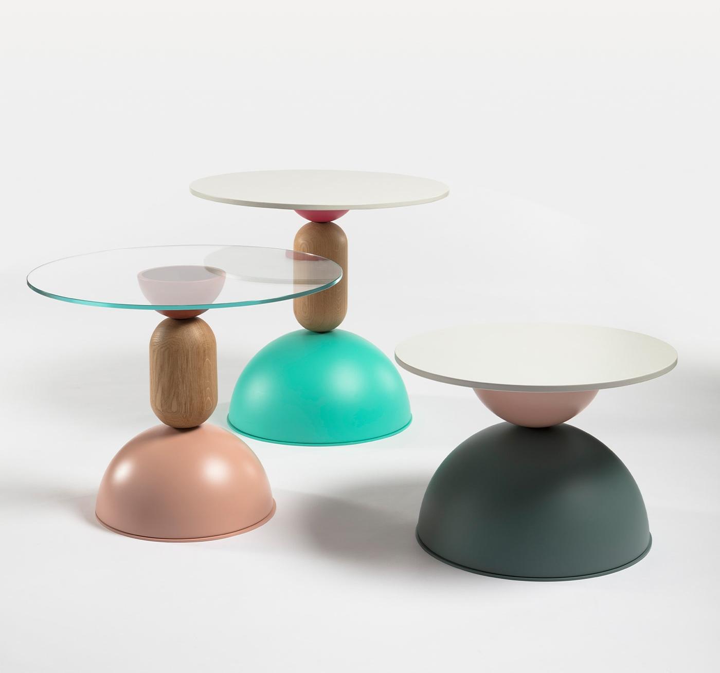 Mesa de Centro Redonda Mate