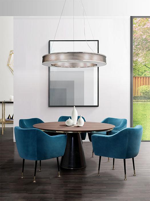 Mesa de Jantar Redonda Bentley - 1