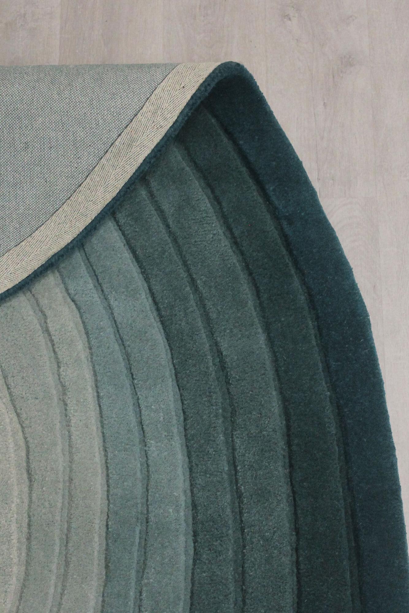 Tapete Ombré Orgânico Azul